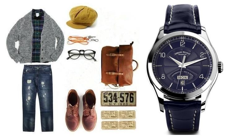 男士气质手表 服装手表混搭显个性魅力 _万表网