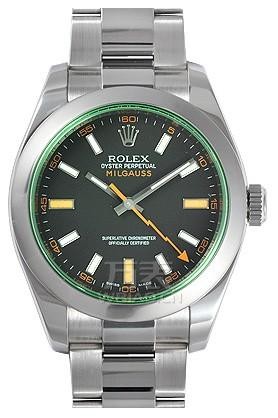 劳力士绿玻璃116400gv--游浮在手表界的绿色精