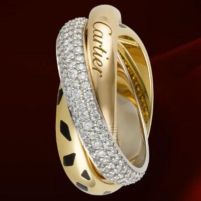  卡地亚三色 金戒指价格是多少? 卡地亚三色 金戒