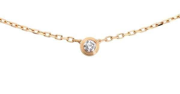 张雨绮佩戴Galanterie de Cartier系列钻石项链